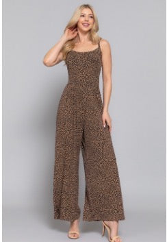 Animal Print Jumpsuit